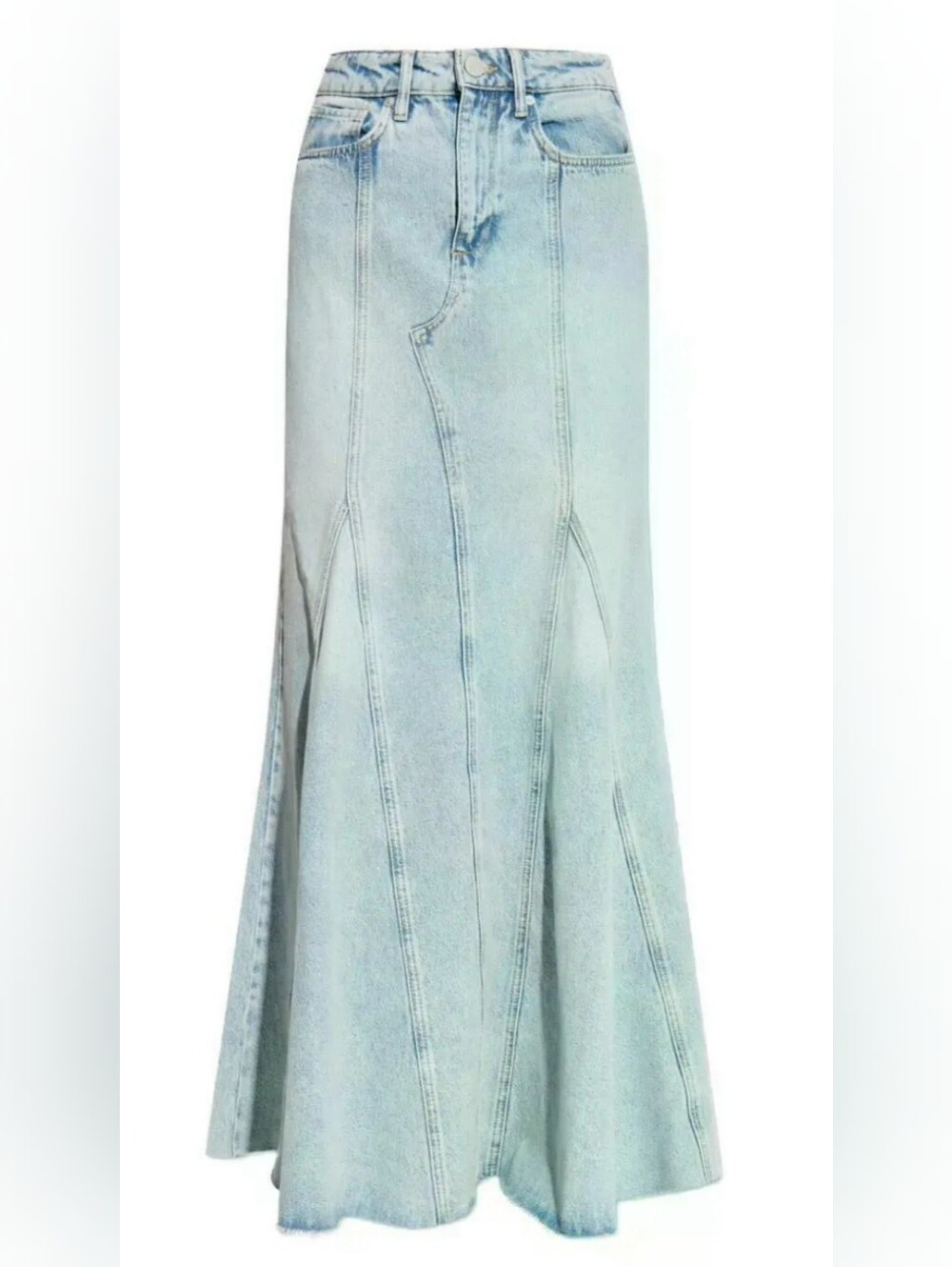 AllSaints - Women's Alma Maxi Denim Skirt Size 4